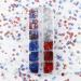 July 4th Independence Day Nail Art Glitter Sequins - 12 Grid Star Sequins in Red, Blue, Silver | Holographic Design Nail Stickers - Buy Online on GoSupps.com