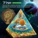 HuiJuKeJi Healing Crystals Virgo Orgonit Pyramid Constellation Gifts - 12 Companion Birthstone & Tiger Eye Stone Crystal Pyramid for Astrology Energy Healing Reiki Chakra Stone 6cm -Virgo - Buy Online on GoSupps.com