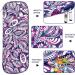 Coopay Knitting Needles Case - Organizer for Straight Needles, Tunisian Hooks, DPNs & Accessories - Elegant Purple - Up to 14 - Buy Online on GoSupps.com