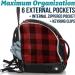 Athletico Ski Boot Bag  Skiing and Snowboarding Travel Luggage  Stores Gear Including Jacket  Helmet  Goggles  Gloves & Accessories  Venting and Grommets for Snow Drainage Buffalo Plaid - Buy Online on GoSupps.com