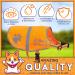 Orange Dog Safety Reflective Vest with Leash Hole - Lightweight XS High Visibility for Outdoor Activity SNAP LOCK BUCKLE Straps - Keep Your Dog Safe Day & Night - Buy Online on GoSupps.com