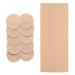 Popboo Breast Tape Stretchable in All Direction, 6 Pcs Boob Tape for Breast Lift, Breathable Boobytape for Lift Push up in All Clothing Fabric Dress Types, Achieve Chest Support for A-E Cup Large Breast, Beige Strips