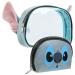 Disney Stitch Toiletry Bag Make-Up Bag Travel Accessory Storage Makeup Bag Vanity Bag Gift Idea for Girls Teenagers Women Stitch Mickey Blue- 2 Pieces