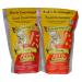 Kaslo Sourdough Pasta Combo - Fermented Pasta High Protein, Vegan Food with Probiotics & Sour Dough Starter | Easy Digestion Superfood | Classic Rotini Pasta & Pasta Radiatori Pack
