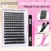 ALPHONSE Fluffy Lash Extension Kit - 80D DIY Mink Eyelash Extensions (260pcs) with Bond Seal & Applicator - Perfect for Stunning Fluffy Lashes - Buy Online on GoSupps.com