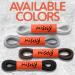 Miscly Round Shoelaces 36 (91 CM) Black - 5/32 Thick for Shoes, Sneakers & Boots - Buy Online on GoSupps.com