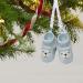 2019 Hallmark Baby Boy's First Christmas Blue Teddy Bear Booties Ornament - Buy Online on GoSupps.com