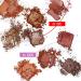 Ruby Kisses Agate Eyeshadow Palette - Highly Pigmented Matte to Shimmers Eye Makeup - Buy Online on GoSupps.com