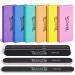 TsMADDTs Nail Files and Buffers Set with 6PCS Rectangular Nail Buffers and 6PCS Black 100/180 Grit Nail Files  Professional Nail Care Tools Kit for Women and Girls