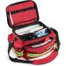 Scherber First Responder Bag | Fully-Stocked EMT/EMS Trauma Kit | 200+ First Aid Supplies | Reflective Red Bag w/ 8 Pockets & Shoulder Strap - Buy Online on GoSupps.com