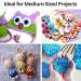 Beginner Crochet Kit for Adults and Kids - Amigurumi and Crocheting Projects - 20 Colors Yarn, Hooks, Book, Bag - All-in-One Crochet Starter Kit - Buy Online on GoSupps.com