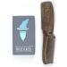 Sandalwood Folding Beard Comb - Anti-Static Wooden Grooming Tool for Men - Buy Online on GoSupps.com