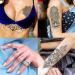 COKTAK 6 Pieces Black Henna Tattoo Stickers - Feather Mandala Flower Body Art for Women - Large Arm Tattoos Sheet - Indian Mehndi Design - Sexy Temporary Wedding Tatoos - Buy Online on GoSupps.com