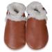 SHADOW DANCE UK Baby Shoes Toddler Shoes with Soft Sole Baby Boy Shoes - Baby Girl Shoes New Born Leather Kids Winter Booties 31 Tanwinter 6-12 Months