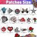Meneng Embroidered Patches 30pcs - Cool Punk Iron-on & Sew-on Appliques for Jackets - Assorted Embroidery Patch for Clothing - Buy Online on GoSupps.com