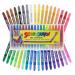 U.S. Art Supply Super Crayons Set of 36 Colors - Smooth Easy Glide Gel Crayons - Bright  Blendable and Washable