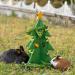 Christmas Tree Foraging Puzzle Toy - Guinea Pig, Bunny, Hamster, and Rabbit Enrichment - Wooden Interactive Toy and Treat Feeder - Small Pet Xmas Gift - Buy Online on GoSupps.com