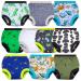 BIG ELEPHANT Baby Boys Training Pants Absorbent Toddler Potty Training Underwear 100% Cotton Dino D 3T (Pack of 10)