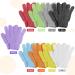 20 Pieces Exfoliating Gloves | Double Sided Bathing Glove for Body Scrub | Hand Scrub Mitt for Spa Massage | 9 Colors Available - Buy Online on GoSupps.com