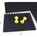 BalanceFrom Black Puzzle Exercise Mat | 1/2 Thick EVA Foam Interlocking Tiles | 48 Sq Ft - Buy Online on GoSupps.com