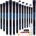 SAPLIZE CC01 Golf Grips 13 Pack, Options of Upgrade kit(13 Grips with 15 Tapes) or Deluxe Kit(13 Grips with Solvent kit), 4 Colors, Standard/Midsize, Rubber Golf Club Grips Blue, 13 grips with full solvent kit Standard