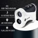 PEAKPULSE Golf Laser Rangefinder - 6 Pro Slope Version with Slope Mode, Flag Pole Lock, Vibration, Fast Focus System - Ideal for Golf & Hunting - White and Black - Gift Distance Finder - Buy Online on GoSupps.com
