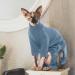 Shop Hjyokuso Sphynx Cat Clothing - Breathable & Soft Sweaters for Sphynx Cornish Rex & Devon Rex | Warm Catwear in XXL Blue - Buy Online on GoSupps.com