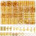 280 pieces of hair accessories for women hair cuffs for braids LOC jewelry for hair with dreadlocks adjustable golden hair wrap rings hair accessories for braids decoration for dreadlock accessories 280-part set