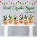 PRECUT Grinch Cupcake Toppers #1 Edible Christmas Cake Decorations Grinch Christmas Decorations Christmas Grinch Cake Topper (12) - Buy Online on GoSupps.com