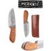 Perkin Damascus Hunting Knife - Premium Damascus Steel with Sheath | International Shipping - Buy Online on GoSupps.com