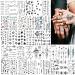 COKTAK 66 Sheets Small Black Animals Temporary Tattoos for Women Men Kids - Halloween Tattoo Stickers for Finger, Arm, Moon Space - Fake Tattoos for Adults Teens and Kids - Buy Online on GoSupps.com