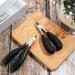 5 Pieces Nail Clipper Set for Men - Includes Thick Toenail Clipper, Wide Nail Clipper, Cuticle Remover, and Nail File - Ideal for Thick Ingrown Nails (Black) - Buy Online on GoSupps.com
