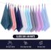 BAMBOO QUEEN 16 Count Premium Makeup Remover Cloths - Reusable & Gentle Microfiber Coral Velvet Face Towels - Highly Absorbent & Super Soft - 8x8 Inch - Multi-colored Pack - Buy Online on GoSupps.com