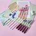 25PCS Painting Knives Set  Painting Knife Stainless Steel Palette Knife Metal Knife Wooden Handle Plastic Palette Knife Set-Knives - Buy Online on GoSupps.com