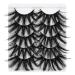 Shop Molain 25mm Multi-Layer False Eyelashes - 5 Pairs of Dramatic Fluffy Strip Lashes (Style No. 26) - International Shipping Available - Buy Online on GoSupps.com