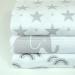 MuslinZ 6pk Baby Muslin Squares Burp Cloths 70x70cm - 100% Pure Cotton, Absorbent & Breathable - Grey Prints - Buy Online on GoSupps.com