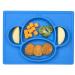 Nuby Sure Grip Monkey Silicone Placemat - Blue | Fun & Functional Monkey Design - Buy Online on GoSupps.com