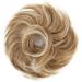 CAISHA by PRETTYSHOP Synthetic Fiber Hairpiece Scrunchie Scrunchy Updo Slightly Wavy Strawberry Blonde Mix G13B strawberry blonde mix #27T613 G13B