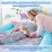 (2-Pack) Extra-Tall Foam Bed Rails for Toddlers | Soft Bed Bumpers for Kids | Baby Bed Guard | Child Bed Safety Side Rails with Water Resistant Washable Cover - Buy Online on GoSupps.com