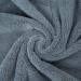 ENETIX Microfiber Hair Towel for Women - Quick-Dry Anti-Frizz Turban (25x70 cm) | Super Absorbent Hair Towel with Button - Slate Gray - Buy Online on GoSupps.com