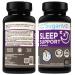 SugarMD Sleep Support Supplement 60 Sleep Capsules with Lemon Balm Valerian Root Hops Extract Chamomile Extract & BioPerine Non-GMO & Gluten Free Sleep Supplememts for Adults (30-Day Supply)