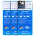 Alerion cooling pads for children & adults 3Stk - 12x29cm - cooling pack cold pack with gel - Coolpack - wisdom tooth cooling compress - cold warm compress - cooling pillow cool bag - Made in Germany 3 pieces (1 Pack)