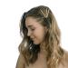 Kitsch Blush Mauve Beaded Bobby Pins - Set of 3 | Stylish Hair Accessories - Buy Online on GoSupps.com