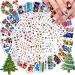 72 Sheets Christmas Nail Art Stickers EBANKU 3D Water Transfer Nail Decals Stencil Manicure Nail Salon DIY Nail Art Tips Decorations for Women Kids