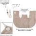 Electric Neck and Shoulder Warmer - Heating Pad with 3 Settings  Auto Shut-Off  Front Clasp  and Long Detachable Cord by Bluestone (Tan) Neck/Shoulder - Buy Online on GoSupps.com