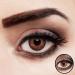 aricona contact lenses brown without prescription intensely colored annual lenses 2 pieces
