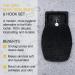 Man Body Scrubber & Hook Set - Silicone Shower Scrubber for Men - Hygienic & Easy to Clean - Invigorating Bristles - Non-Slip Handle - Bathroom Accessory - Buy Online on GoSupps.com