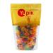 Yupik Mini Jelly Fruit Flavored Slices 1 kg 6 Count Gluten-Free Colorful Candy Soft & Chewy Fruity Flavors Sugary Coating Delicious Snacks Ideal for Gifting Halloween & Holidays 6 kg
