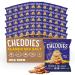 Cheddies Crackers | Classic Sea Salt | Non-GMO Regenerative Farming High Protein | .8 Ounce (Pack of 50)