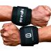 I WILL AESTHETICS No Thumb Loop Lifting Wrist Wraps for Weightlifting Men - Tough Workout Wrist Wraps for Men - Powerlifting Wrist Wraps for Women - Weightlifting Wrist Support - Bench Press Wrist Wraps